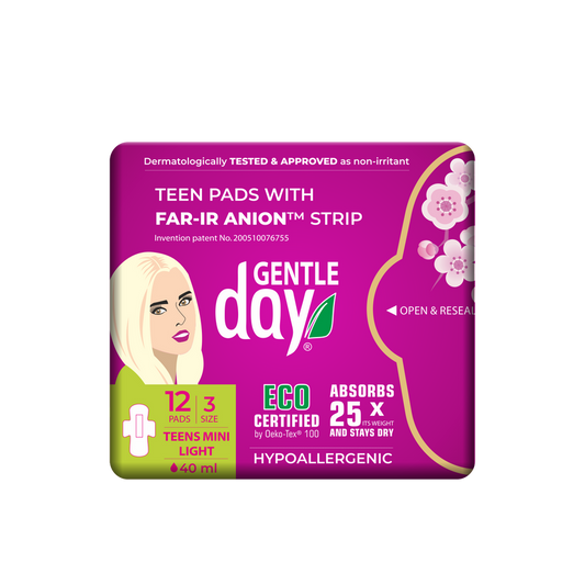 Tiener mini maandverband | 12 stuks